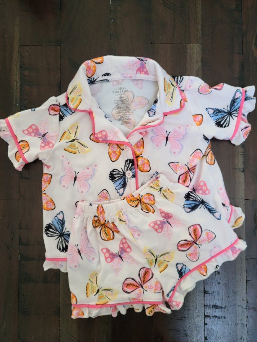 Floral Threads Summer Pajama Set